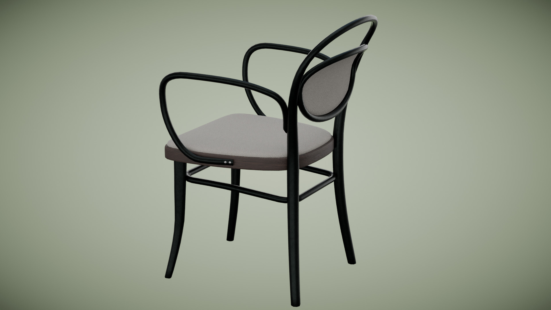 armchair 20 3D model_4