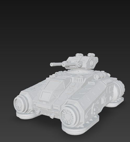 3D Printable Iron Oath Calm Before the Storm Heavy Hover Tank 3D model_19