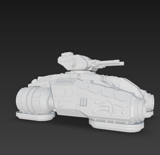 3D Printable Iron Oath Calm Before the Storm Heavy Hover Tank 3D model_10