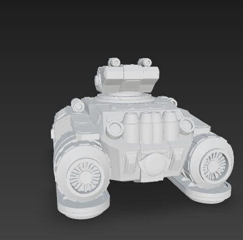 3D Printable Iron Oath Calm Before the Storm Heavy Hover Tank 3D model_15