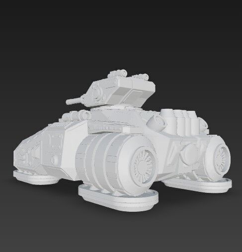 3D Printable Iron Oath Calm Before the Storm Heavy Hover Tank 3D model_16