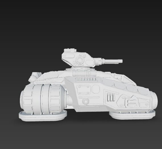 3D Printable Iron Oath Calm Before the Storm Heavy Hover Tank 3D model_11