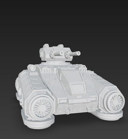 3D Printable Iron Oath Calm Before the Storm Heavy Hover Tank 3D model_8