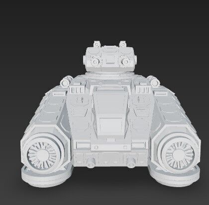3D Printable Iron Oath Calm Before the Storm Heavy Hover Tank 3D model_7