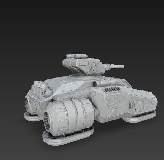 3D Printable Iron Oath Calm Before the Storm Heavy Hover Tank 3D model_25
