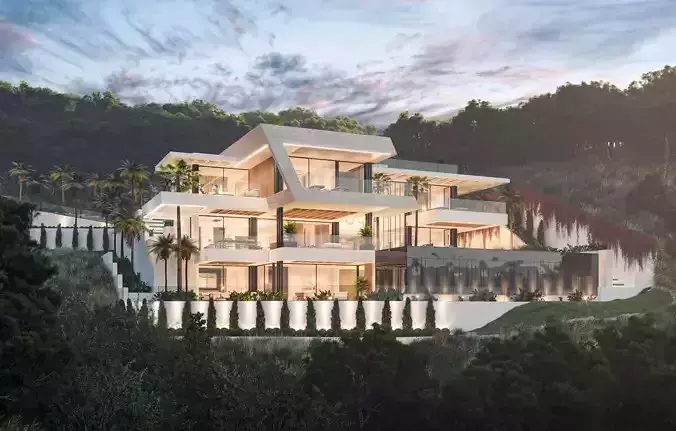 Modern single-family villa