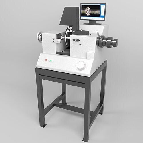 Laser Diamond Cutting Machine Low-poly 3D model
