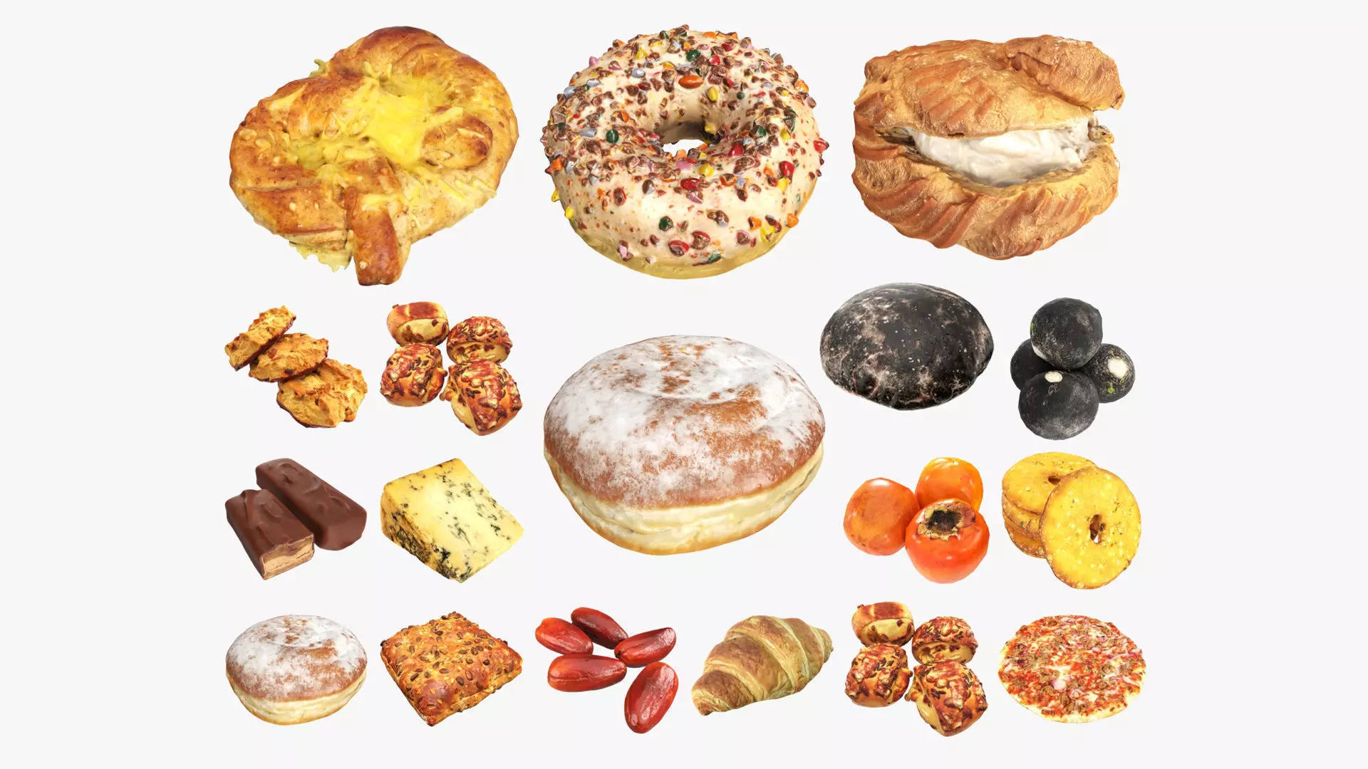 3D Photogrammetry Food Bundle 04 3D Model Collection_0