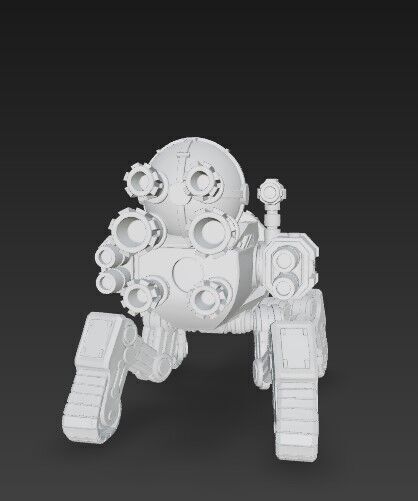 3D Printable Iron Spider Piercer Mechanized Tank 3D model_15