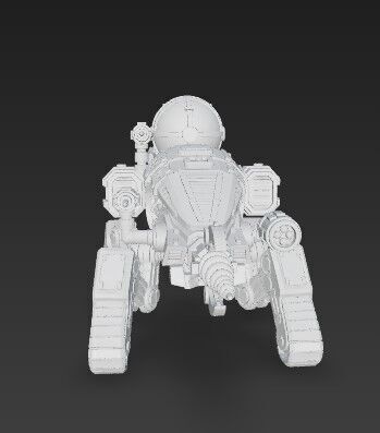3D Printable Iron Spider Piercer Mechanized Tank 3D model_8