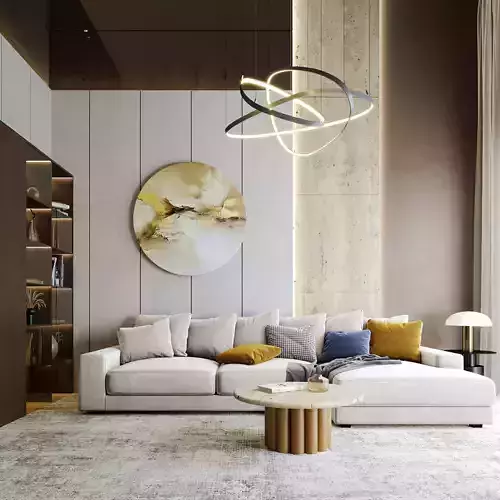 Interior Living Room Scene 59 3D model