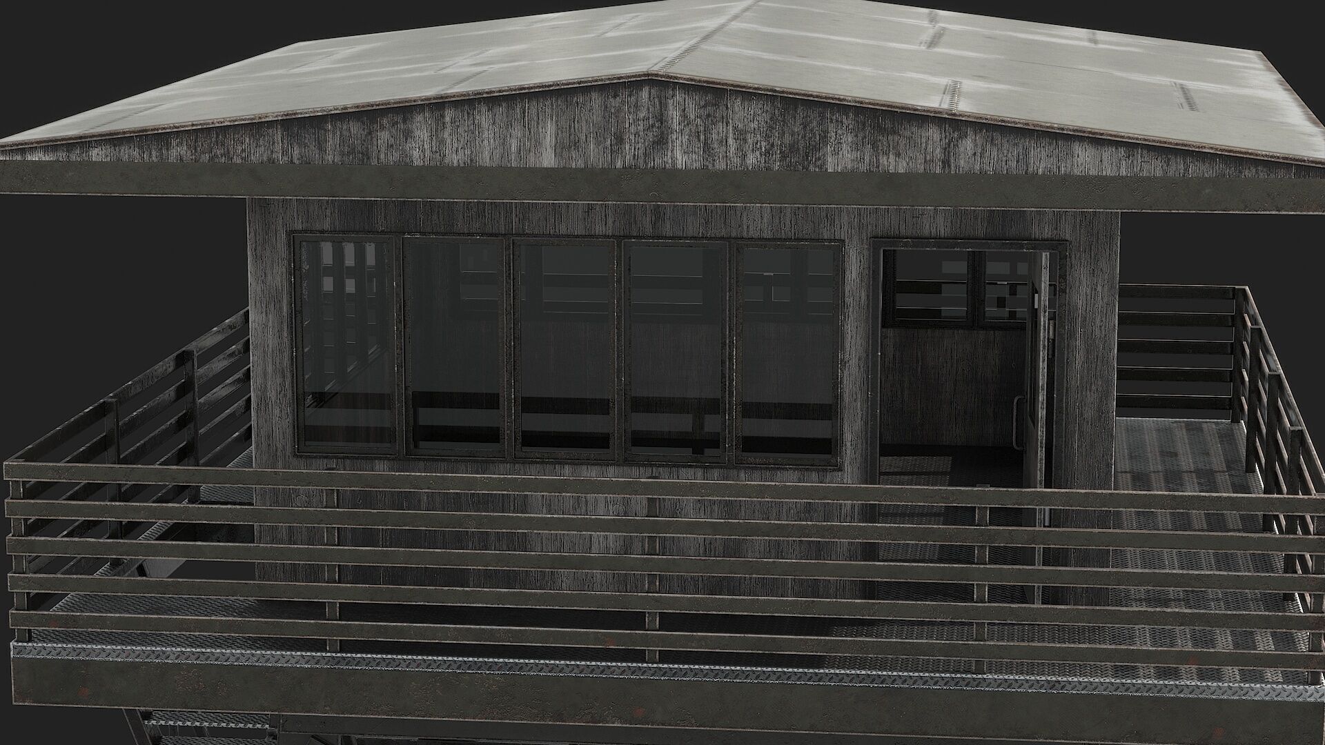 Watchtowers v6 Low-poly 3D model_3