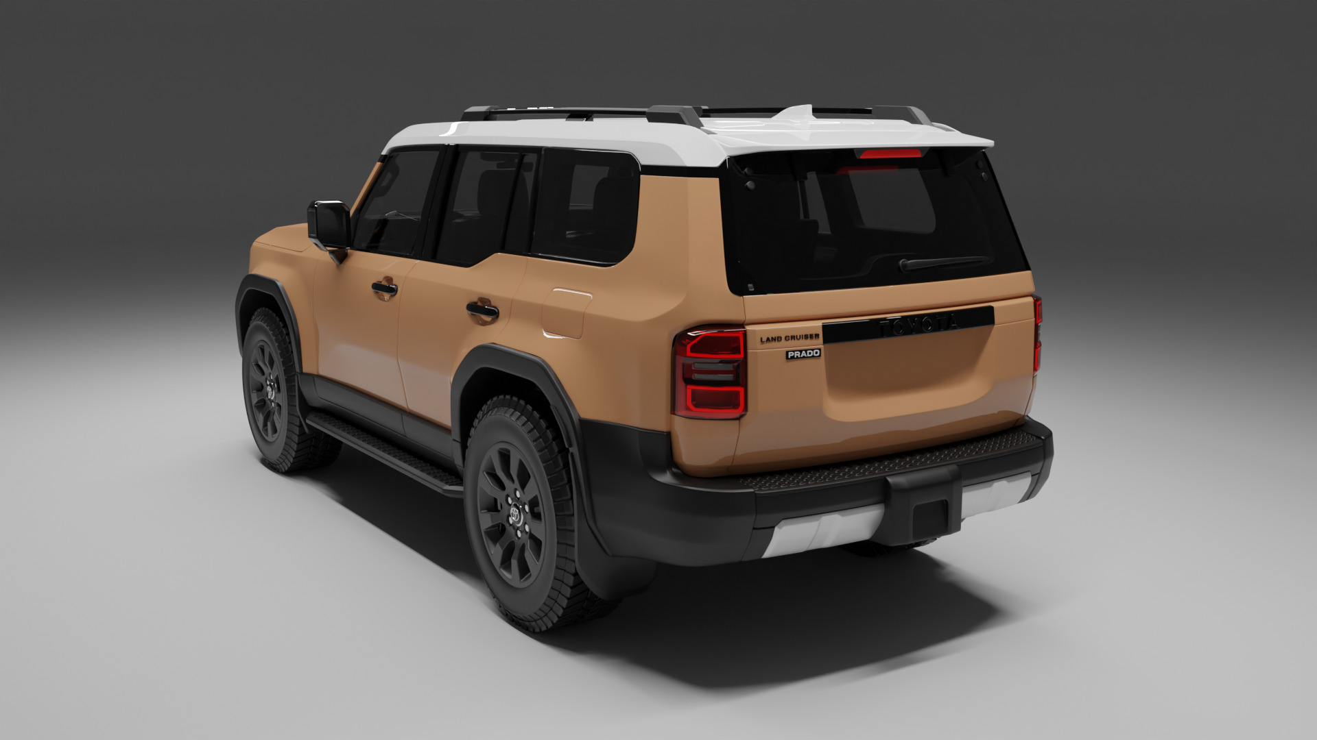 TOYOTA PRADO 2024 BROWN 3D model_1