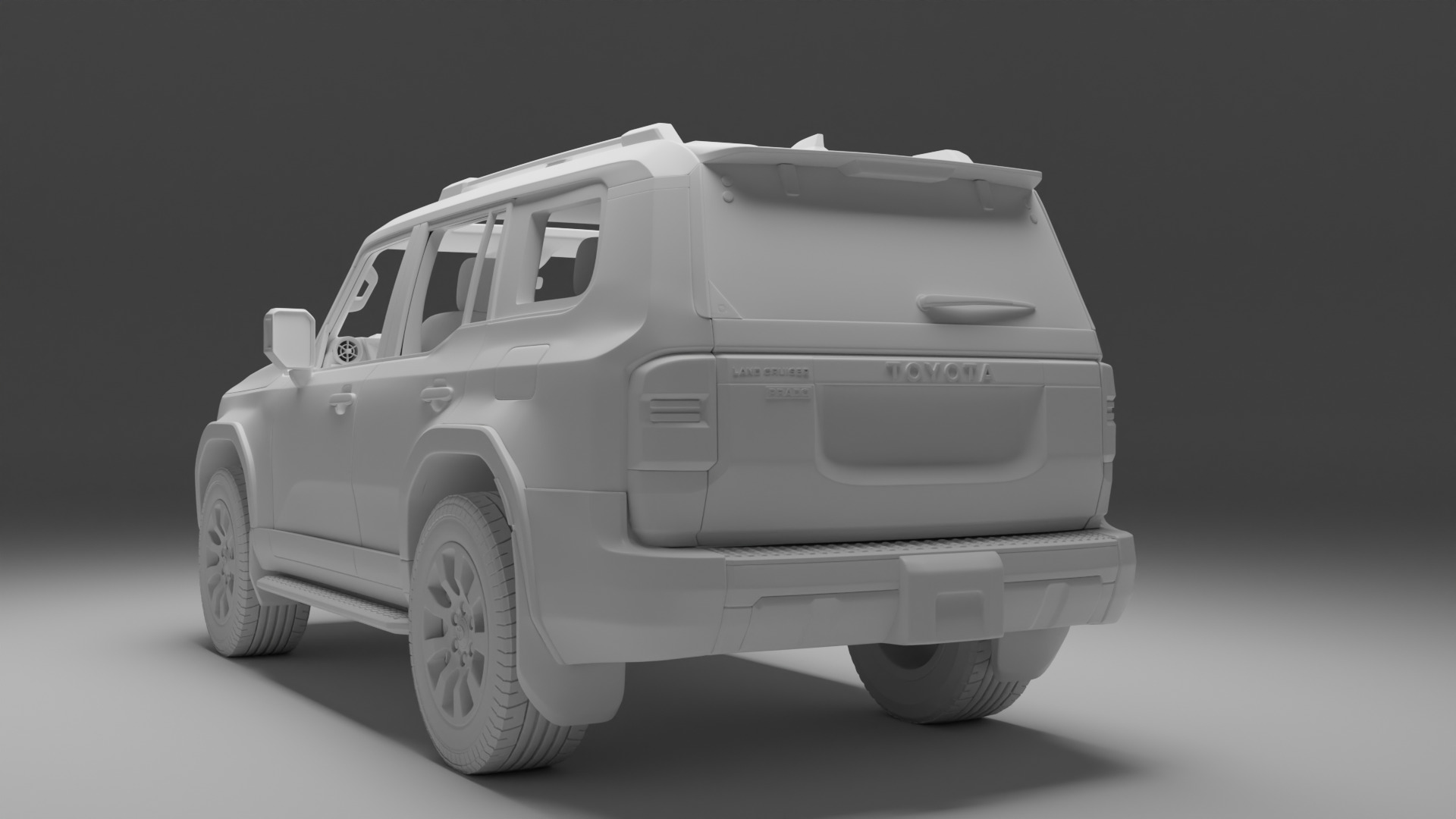 TOYOTA PRADO 2024 BROWN 3D model_10