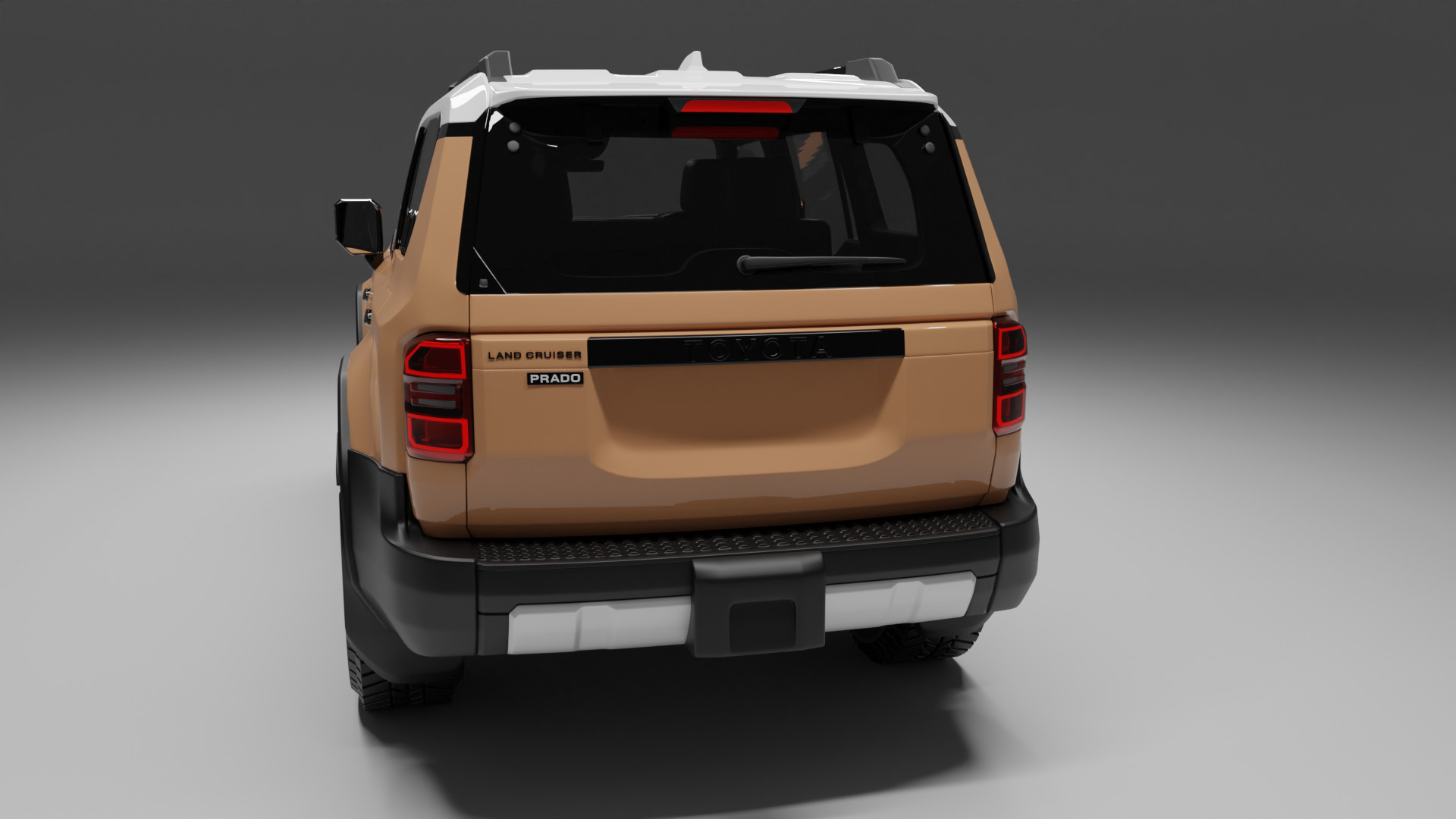 TOYOTA PRADO 2024 BROWN 3D model_6