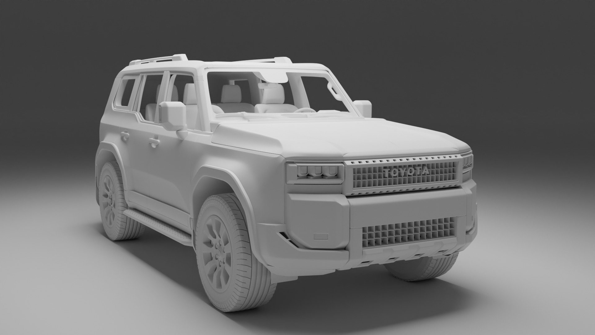 TOYOTA PRADO 2024 BROWN 3D model_11