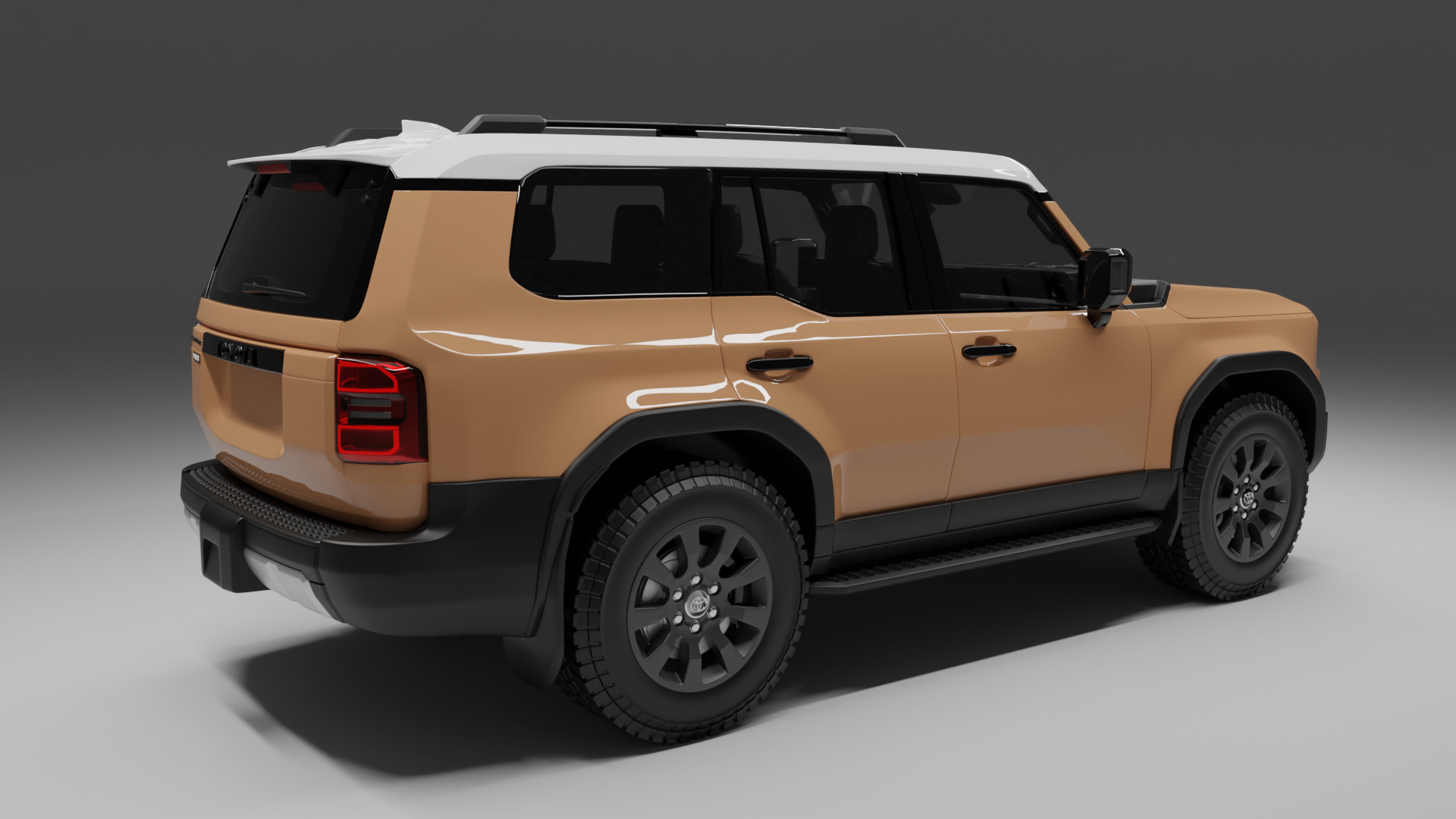TOYOTA PRADO 2024 BROWN 3D model_3