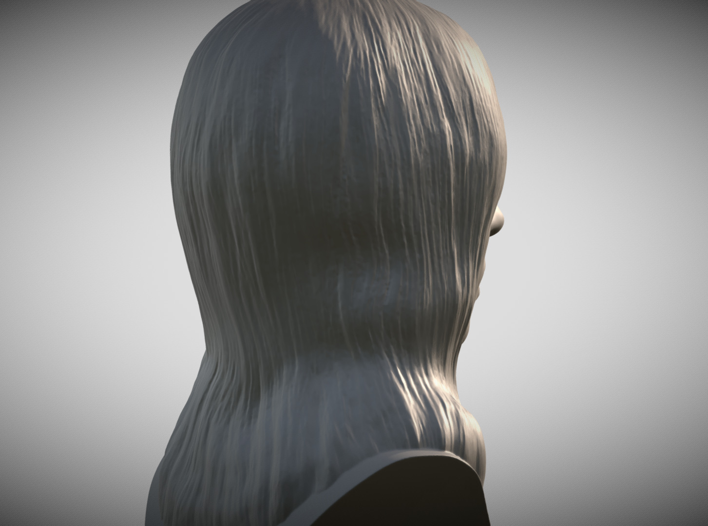 Scarlett Johansson bust 3D print model_5