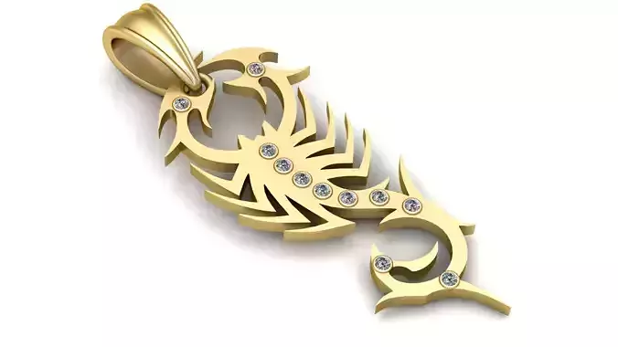 Scorpion pendant