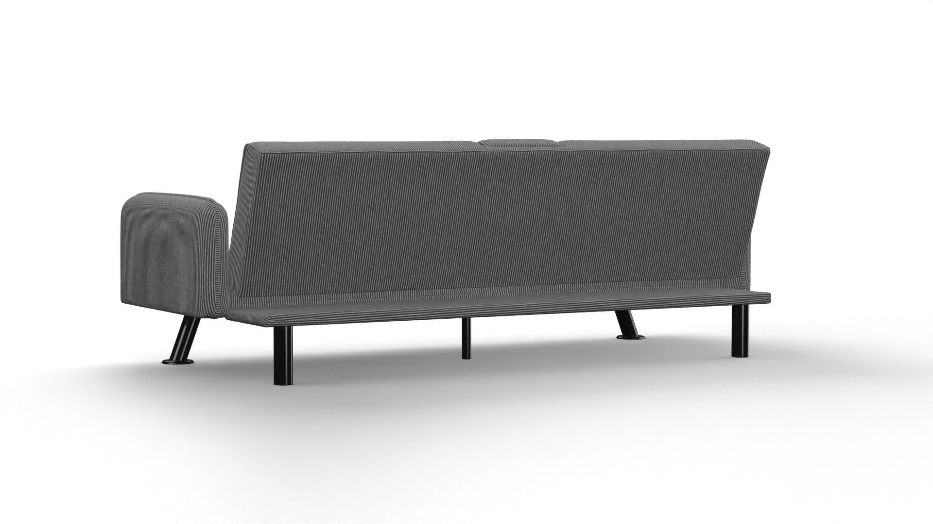 grey sofa 3D model_3