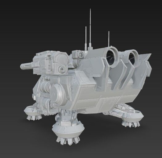 3D Printable Iron Oath  Goliath Heavy Assault Tank 3D model_26