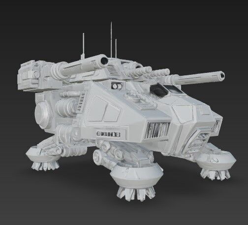 3D Printable Iron Oath  Goliath Heavy Assault Tank 3D model_20