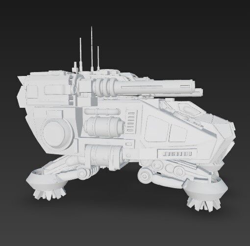 3D Printable Iron Oath  Goliath Heavy Assault Tank 3D model_9