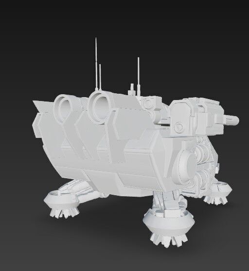 3D Printable Iron Oath  Goliath Heavy Assault Tank 3D model_13