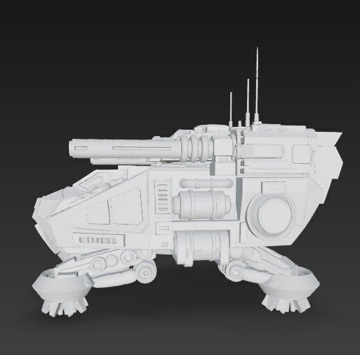 3D Printable Iron Oath  Goliath Heavy Assault Tank 3D model_17