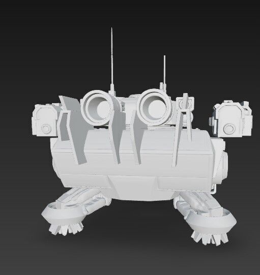 3D Printable Iron Oath  Goliath Heavy Assault Tank 3D model_14