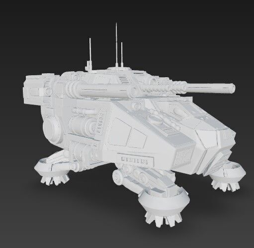 3D Printable Iron Oath  Goliath Heavy Assault Tank 3D model_8