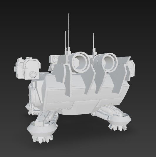 3D Printable Iron Oath  Goliath Heavy Assault Tank 3D model_15