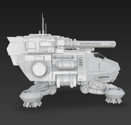 3D Printable Iron Oath  Goliath Heavy Assault Tank 3D model_22