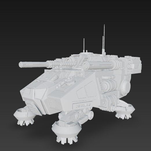 3D Printable Iron Oath  Goliath Heavy Assault Tank 3D model_18
