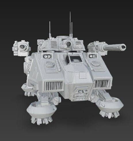 3D Printable Iron Oath  Goliath Heavy Assault Tank 3D model_5