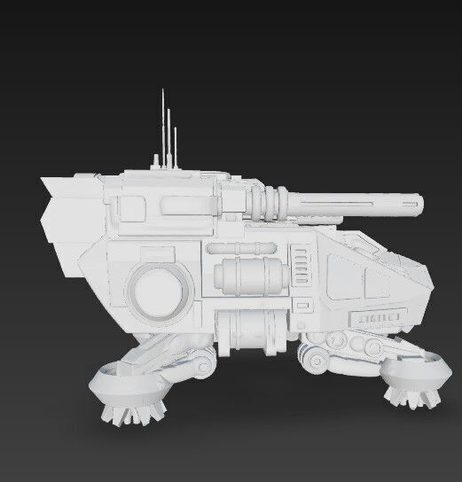 3D Printable Iron Oath  Goliath Heavy Assault Tank 3D model_10