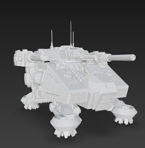 3D Printable Iron Oath  Goliath Heavy Assault Tank 3D model_7