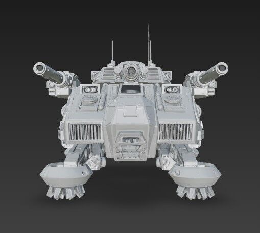 3D Printable Iron Oath  Goliath Heavy Assault Tank 3D model_1