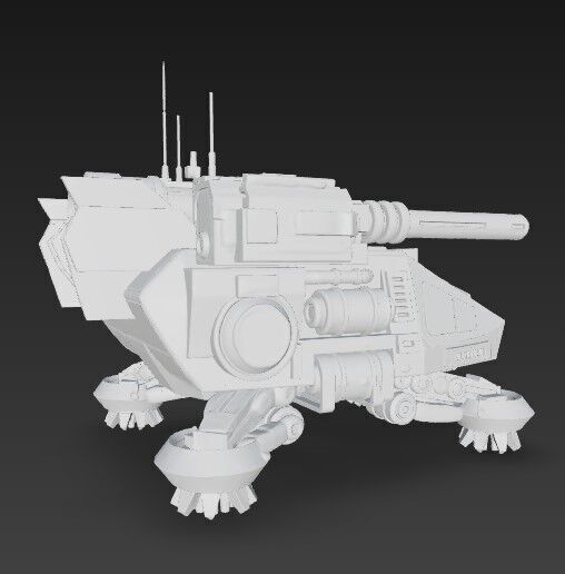 3D Printable Iron Oath  Goliath Heavy Assault Tank 3D model_11