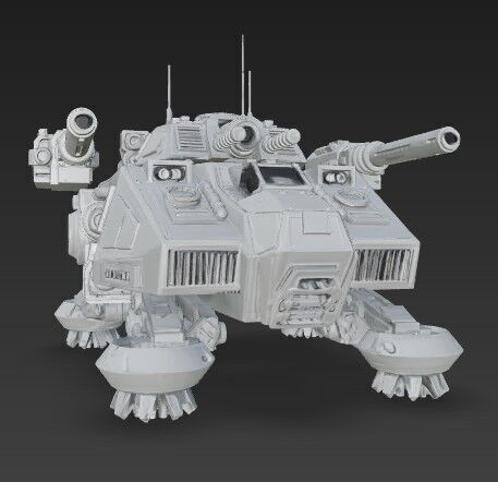 3D Printable Iron Oath  Goliath Heavy Assault Tank 3D model_12