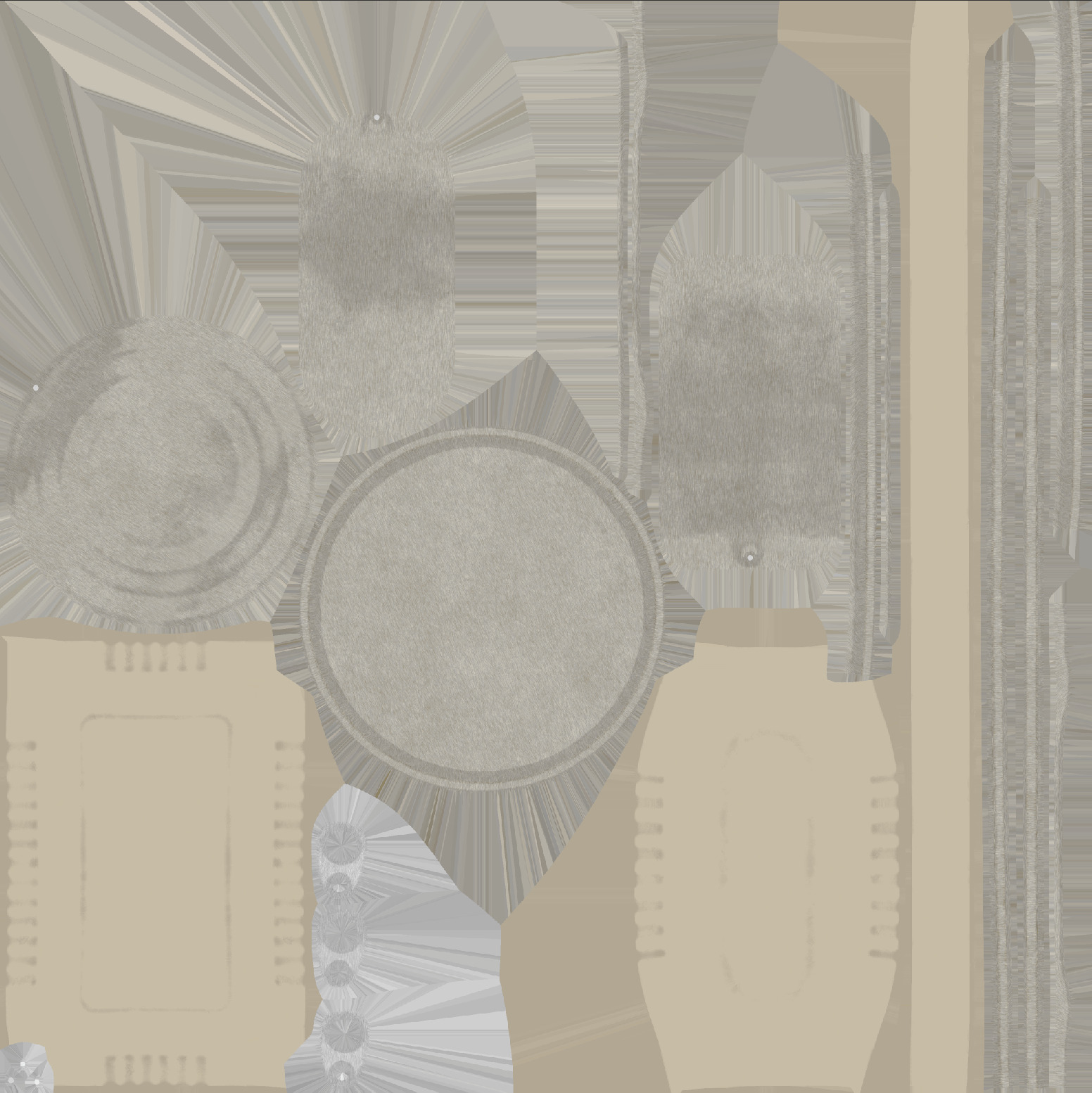 Tin Can Set 01 Low-poly 3D model_8