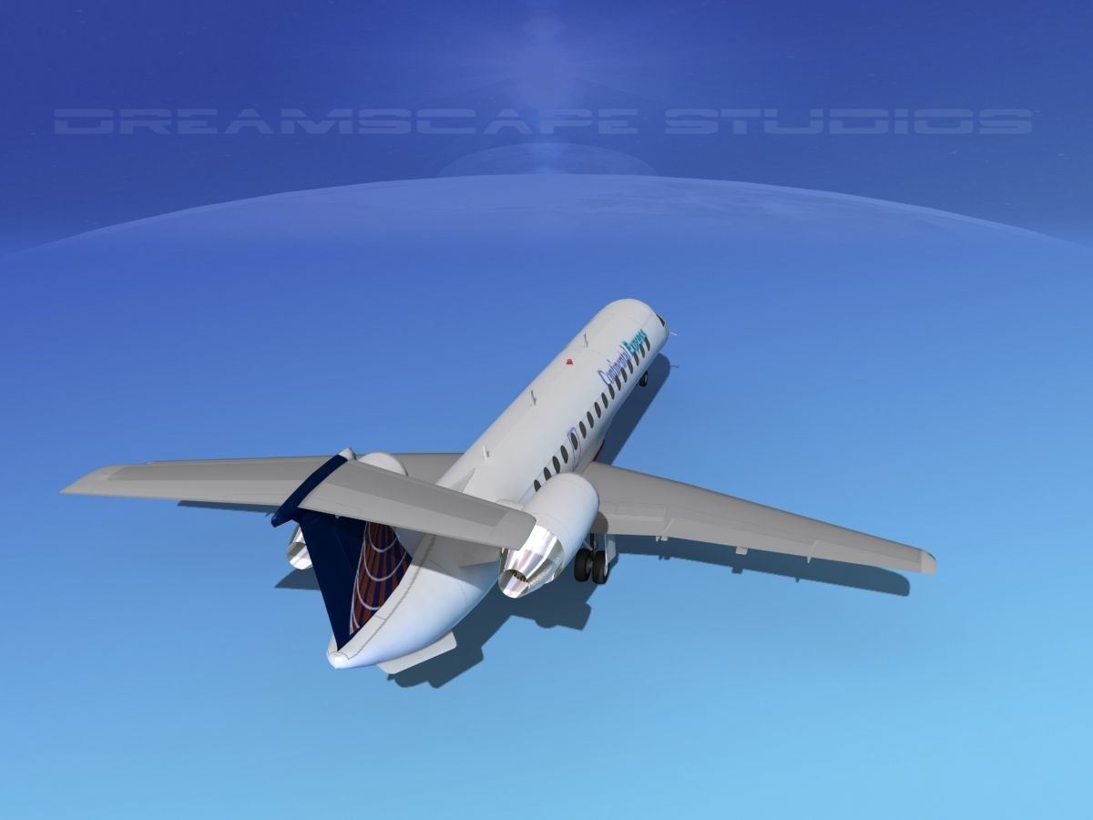 Embraer ERJ-140 Continental Express 3D model_6