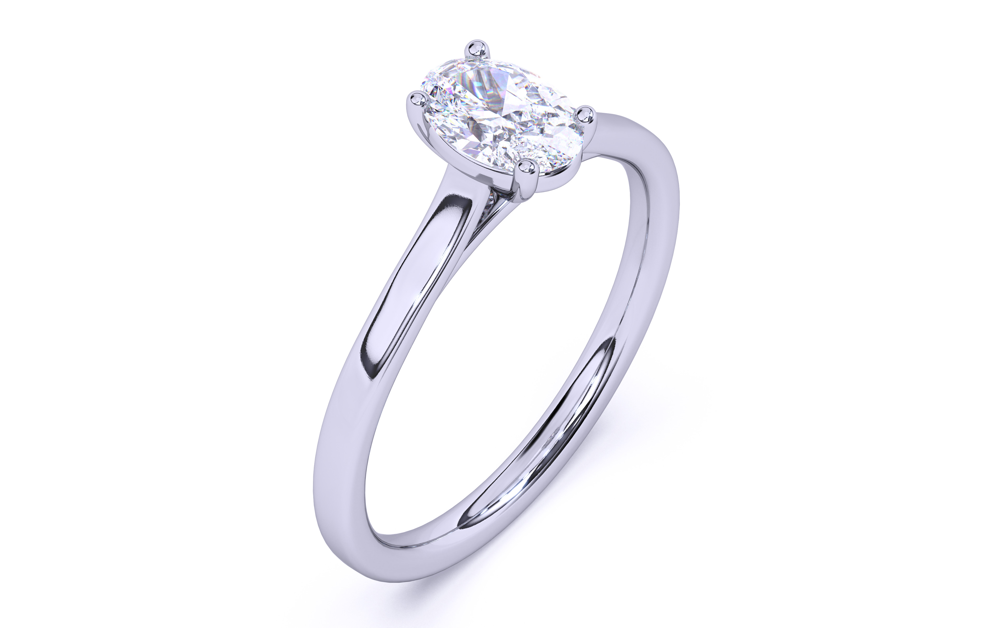 Solitaire Engagement ring 3dm stl renders details 3D print model_18