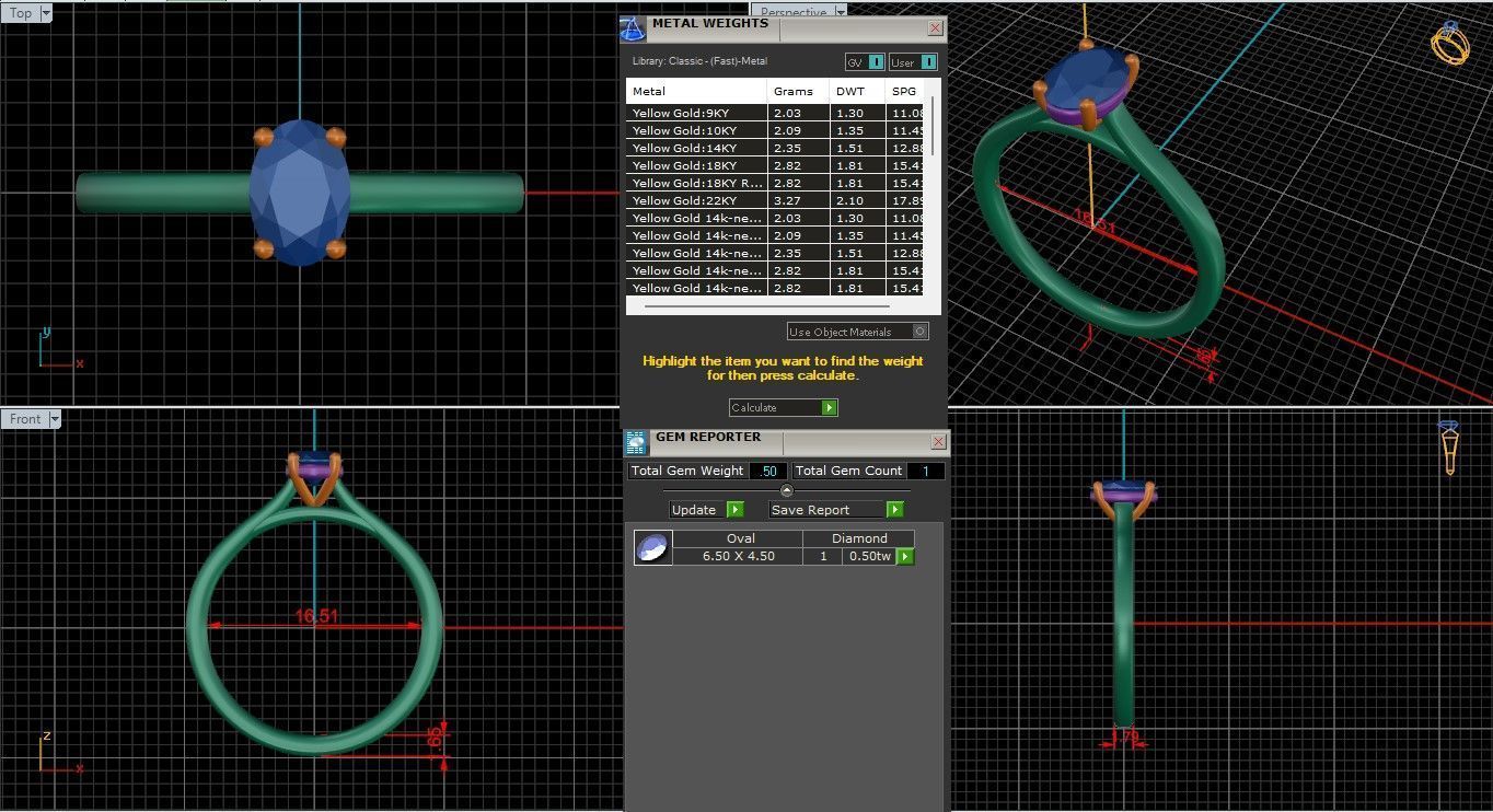 Solitaire Engagement ring 3dm stl renders details 3D print model_1