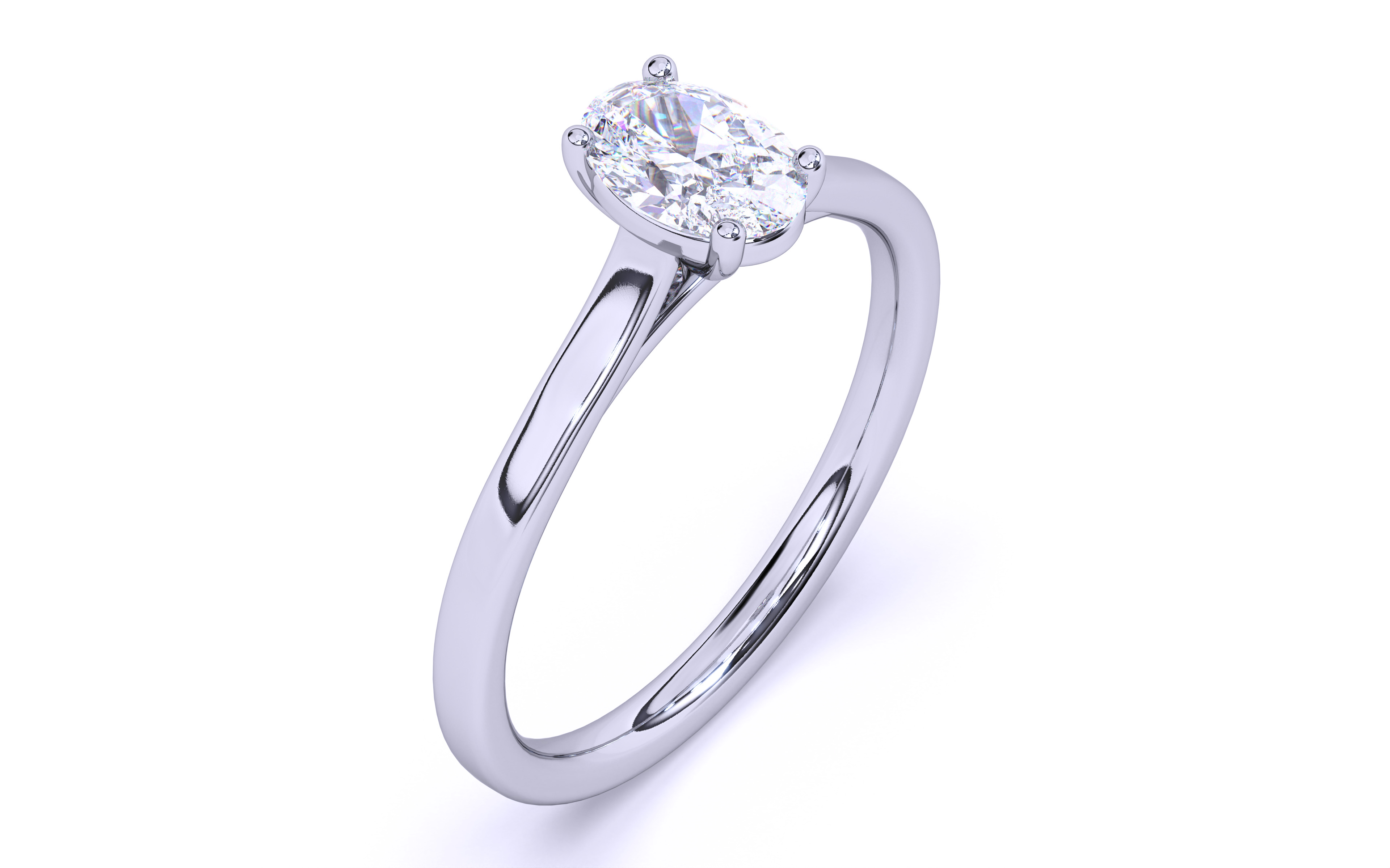 Solitaire Engagement ring 3dm stl renders details 3D print model_19