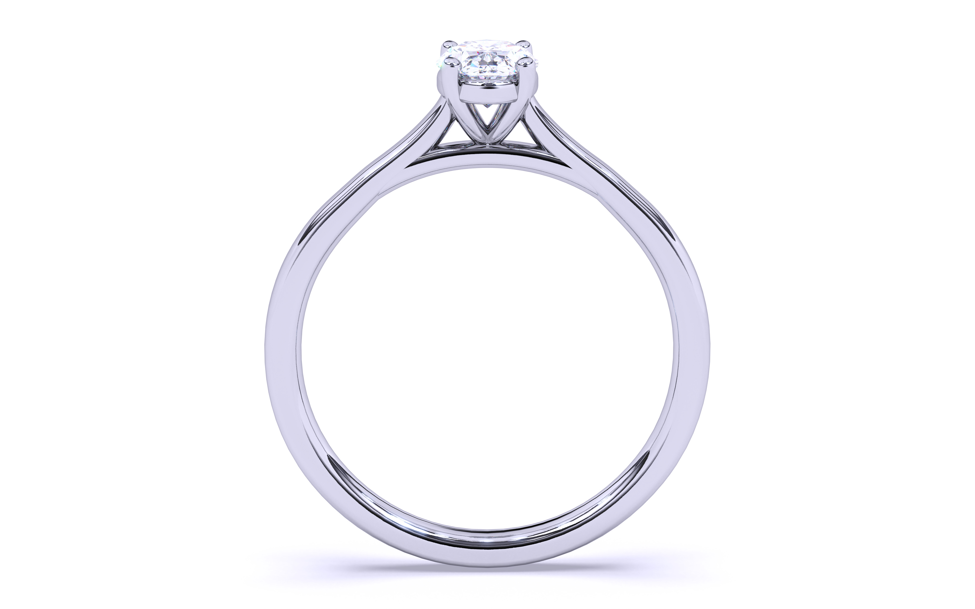 Solitaire Engagement ring 3dm stl renders details 3D print model_9