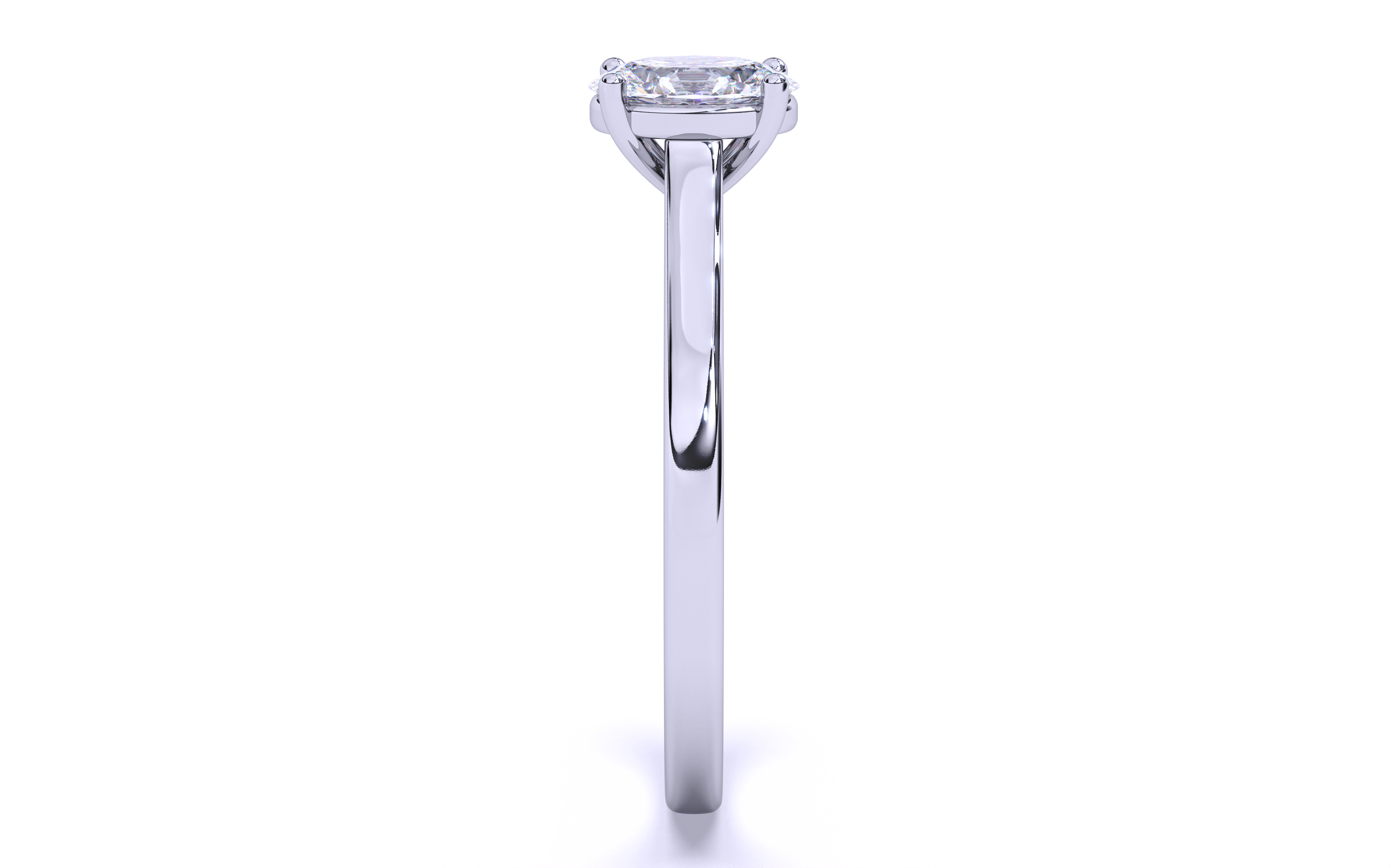 Solitaire Engagement ring 3dm stl renders details 3D print model_24