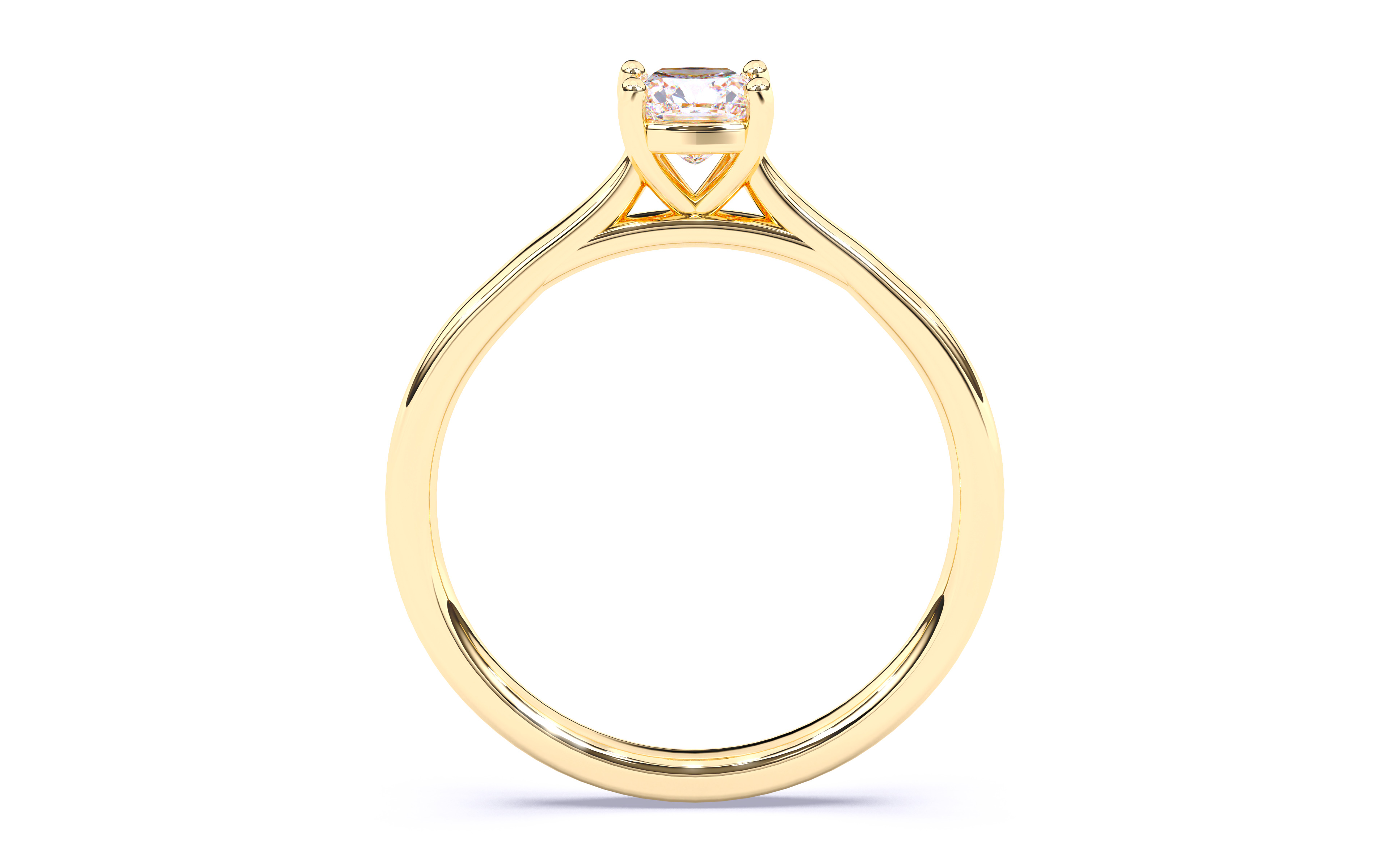 Solitaire Engagement ring 3dm stl renders details 3D print model_7