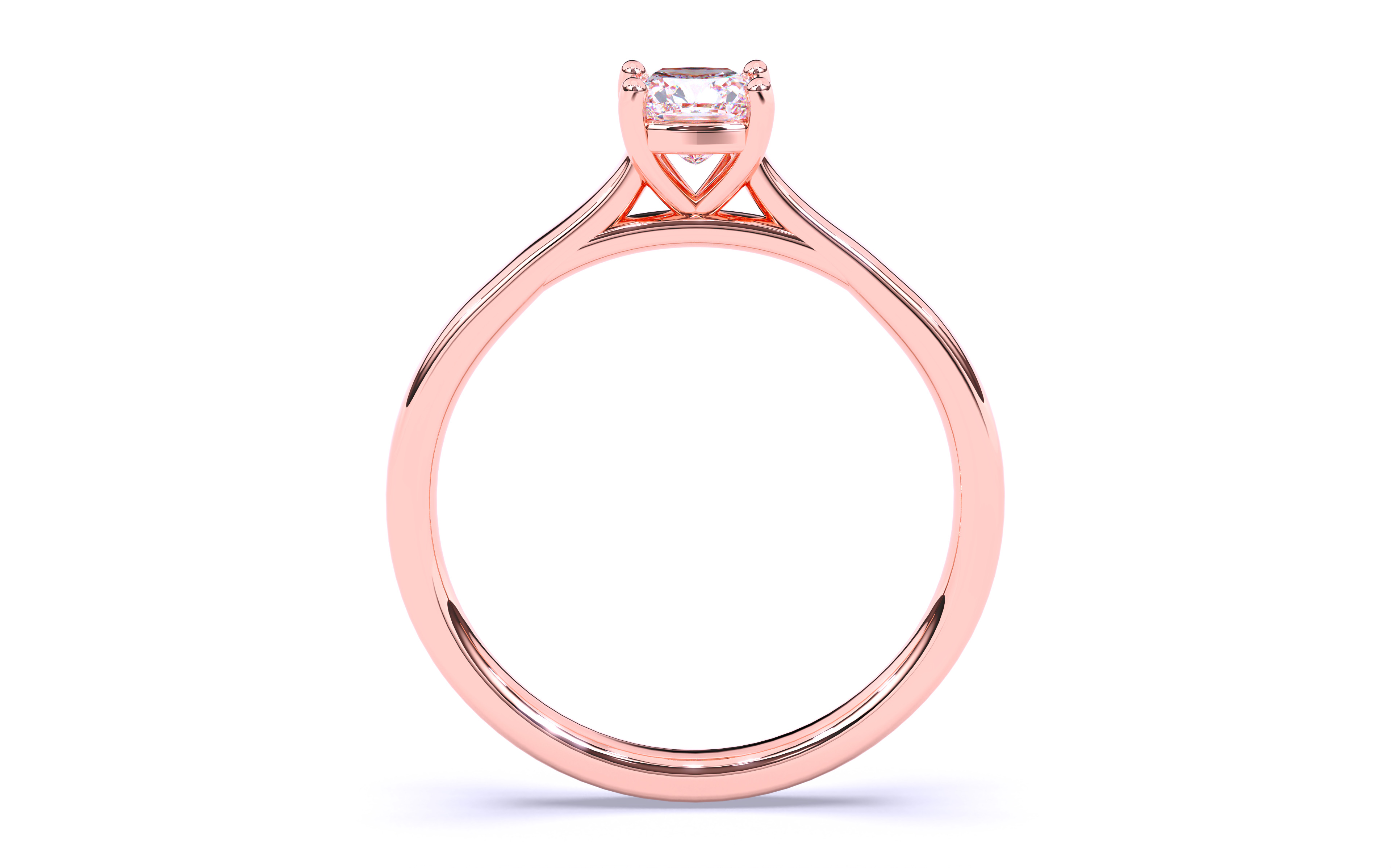 Solitaire Engagement ring 3dm stl renders details 3D print model_10
