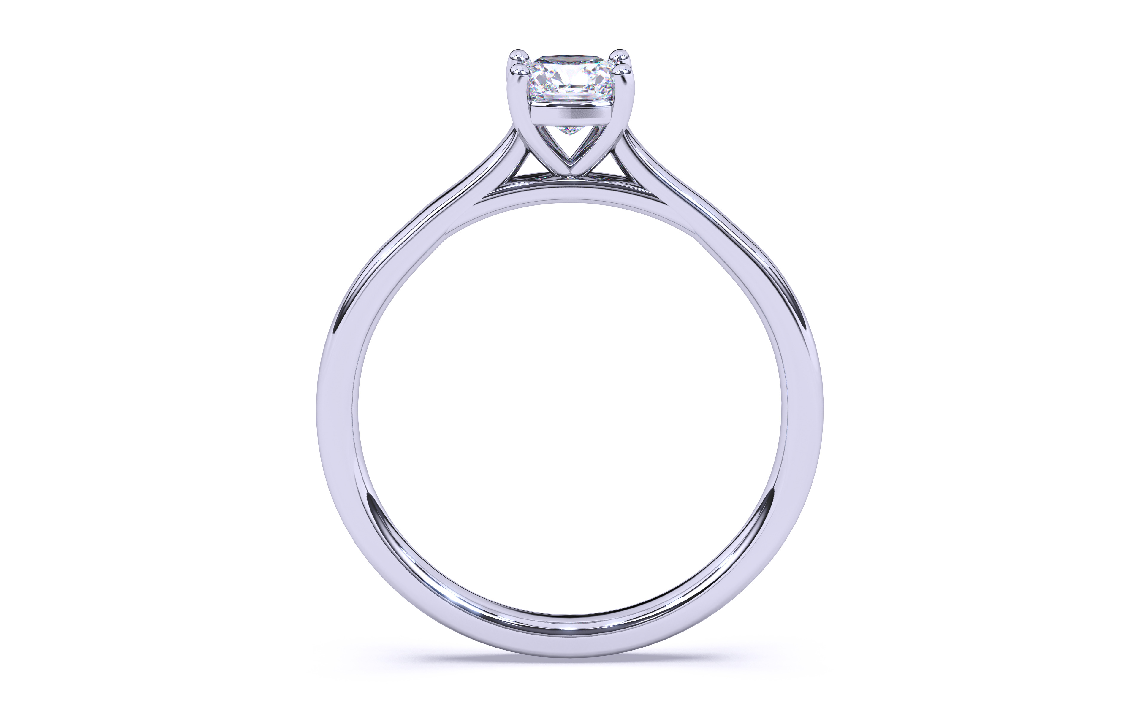 Solitaire Engagement ring 3dm stl renders details 3D print model_8